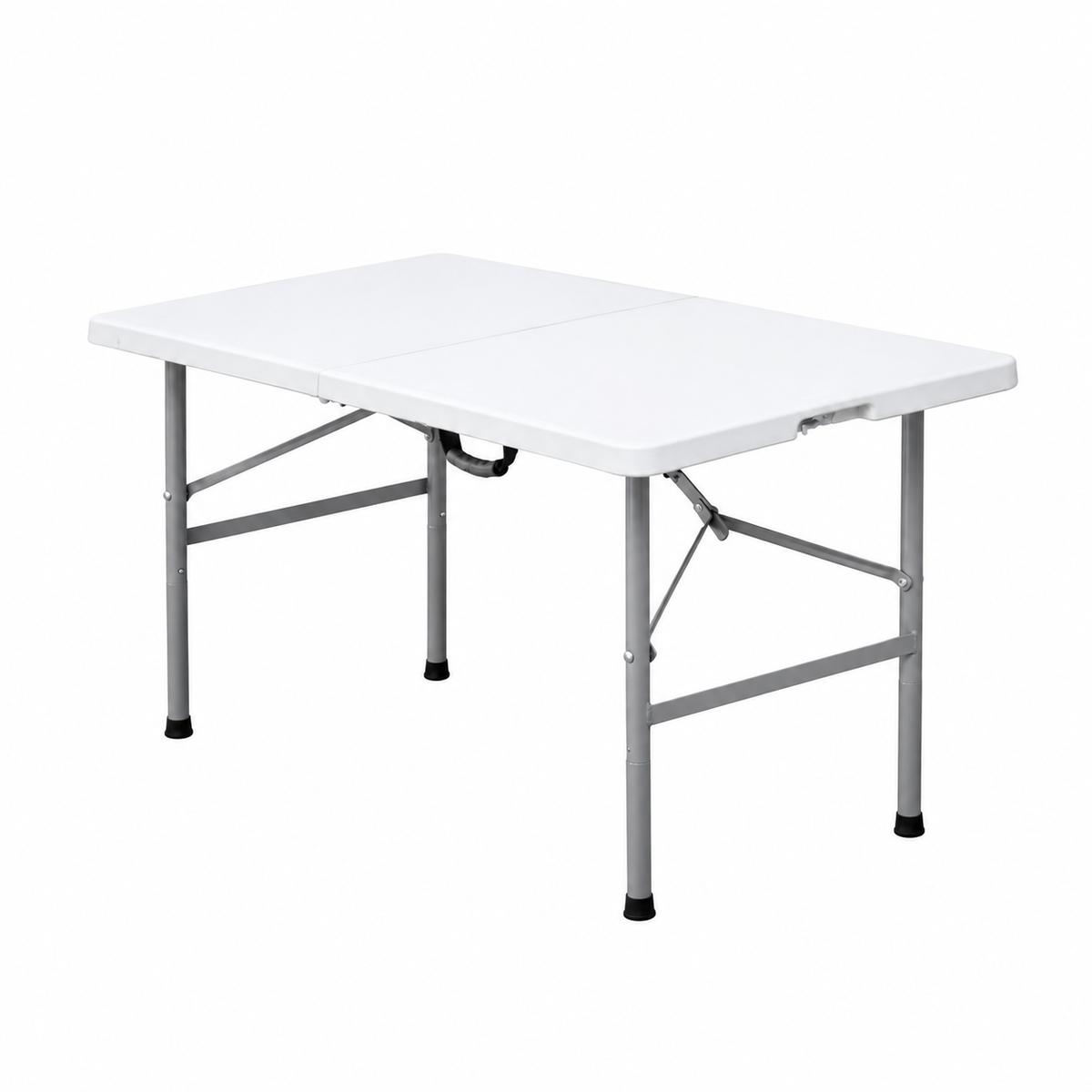 Tavolo Pieghevole in plastica HDPE 122x75 Rettangolare Cilvani